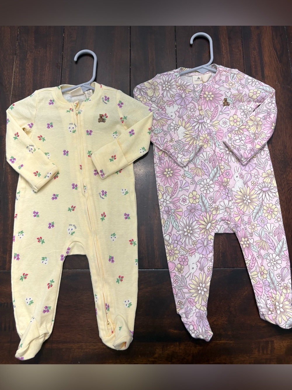 GAP Floral Footed Pajamas